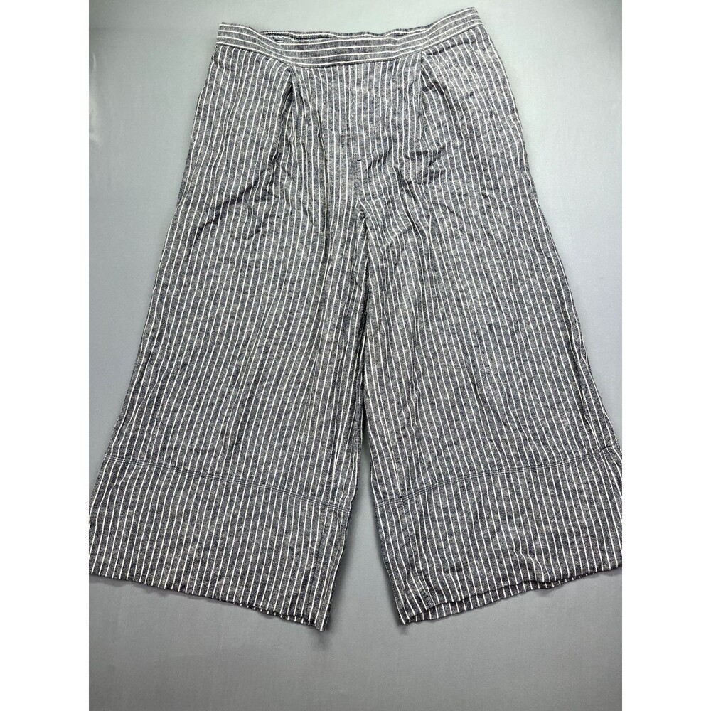 Banana Republic Monochrome Striped Flare Pants
